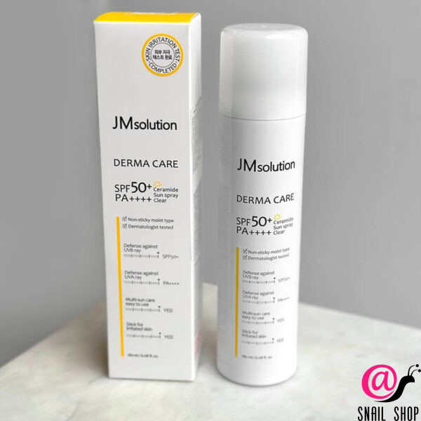 JM SOLUTION Лёгкий солнцезащитный спрей с церамидами Derma Care Sun Ceramide Spray SPF 50+ PA++++