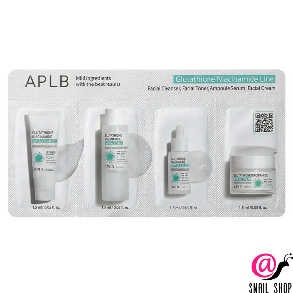 APLB Уходовый набор за лицом Glutathione Niacinamide Skin 4 Types