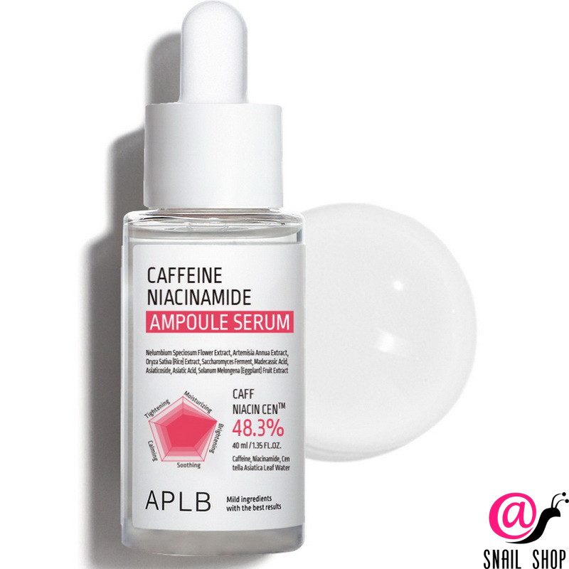 APLB Сыворотка с кофеином и ниацинамидом от отёков и усталости Caffeine Niacinamide Ampoule Serum APLB Сыворотка с кофеином и ниацинамидом от отёков и усталости Caffeine Niacinamide Ampoule Serum