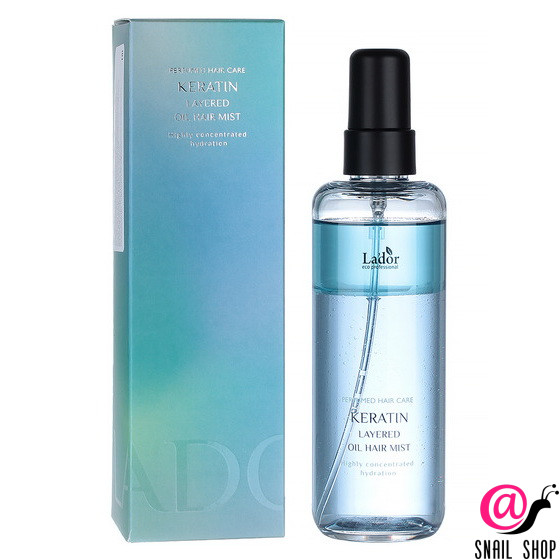 LADOR Спрей-мист для волос с кератином и масляным комплексом Keratin Layered Oil Mist