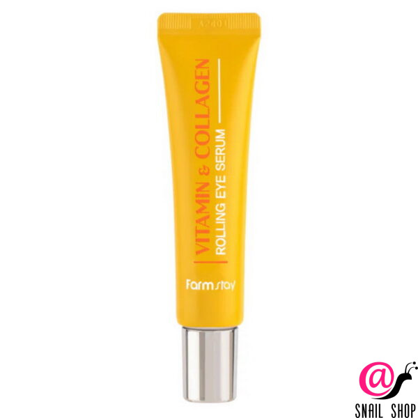 FARMSTAY Сыворотка-роллер для век с витамином С и коллагеном Vitamin&Collagen Rolling Eye Serum