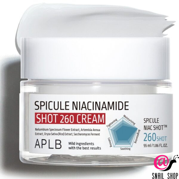 APLB Крем для лица со спикулами и ниацинамидом Spicule Niacinamide Shot 260 Cream