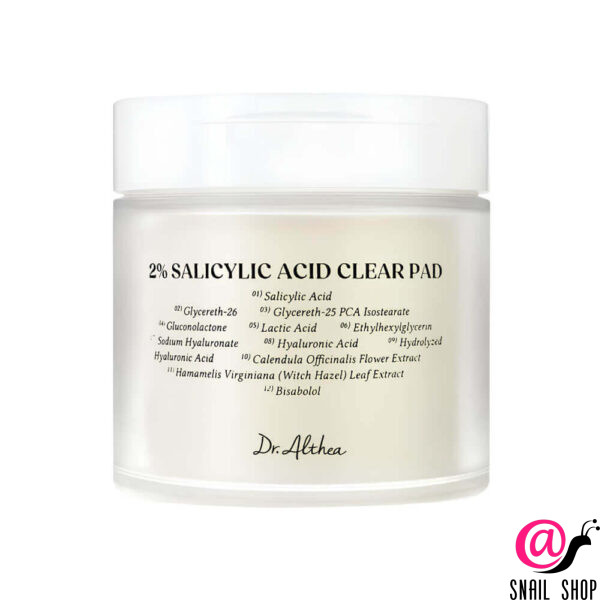 DR. ALTHEA Пэды для проблемной кожи с 2% BHA 2% Salicylic Acid Clear Pad