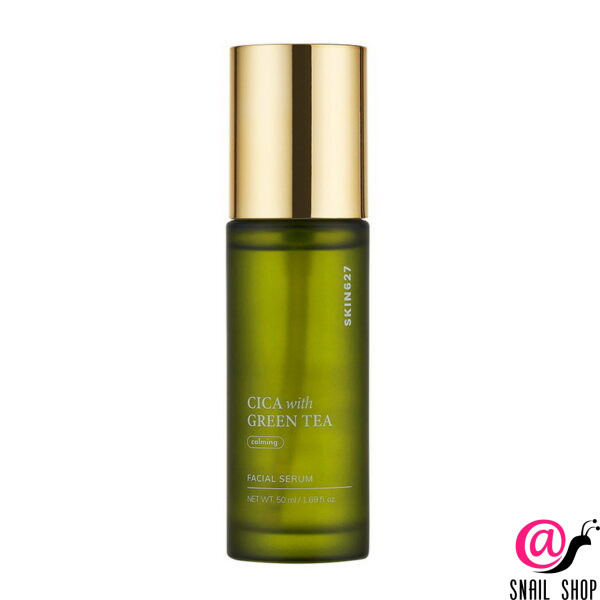 SKIN627 Сыворотка для лица с центеллой и зеленым чаем CICA With Green Tea Calming Facial Serum