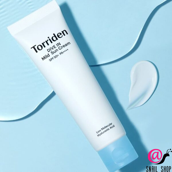 TORRIDEN Крем для лица солнцезащитный минеральный увлажняющий Sun Cream Dive-In Mild SPF50+ Pa++++