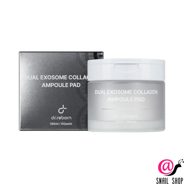 DR.REBORN Пэды с двойными экзосомами и коллагеном Dual Exosome Collagen Ampoule Pad