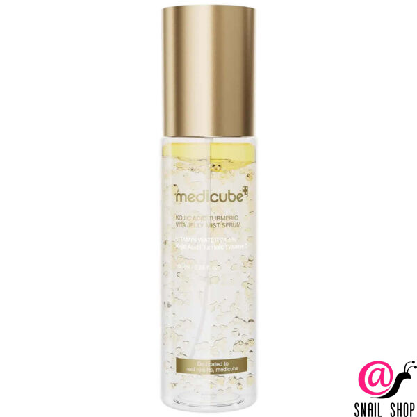 MEDICUBE Осветляющий двухфазный мист с койевой кислотой Kojic Acid Turmeric Vita Jelly Mist Serum