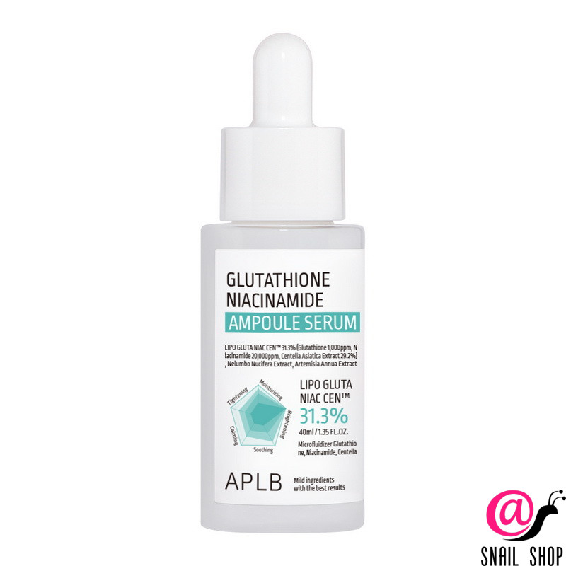 APLB Сыворотка с глутатионом и ниацинамидом Glutathione Niacinamide Ampoule Serum APLB Сыворотка с глутатионом и ниацинамидом Glutathione Niacinamide Ampoule Serum