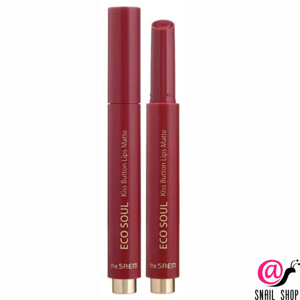 THE SAEM Помада для губ матовая Eco Soul Kiss Button Lips Matte