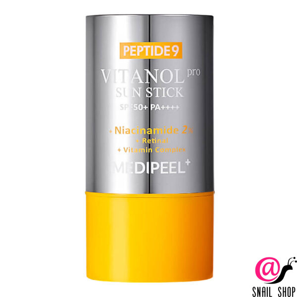 уценка MEDIPEEL Солнцезащитный стик с витаминым комплексом Peptide 9 Vitanol Sun Stick PRO 50+РА++++