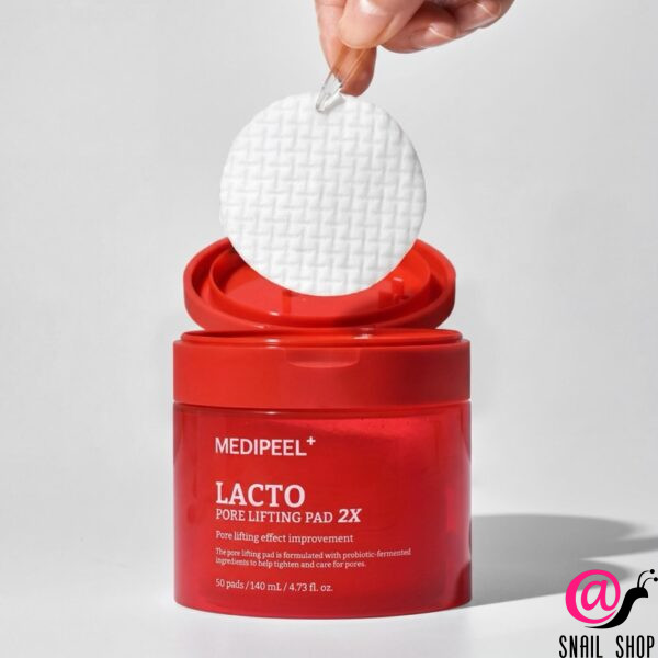 MEDIPEEL ПЭДы с коллагеном и бифидобактериями Lacto Pore Lifting Pad 2Х