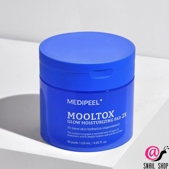 MEDIPEEL Интенсивно увлажняющие ПЭДы Mooltox Glow Moisturizing Pad 2X