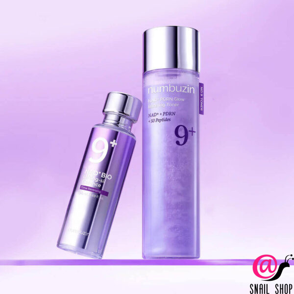 NUMBUZIN Тонер-бустер пептидный с PDRN с эффектом сияния No.9 NAD+ PDRN Glow Boosting Toner