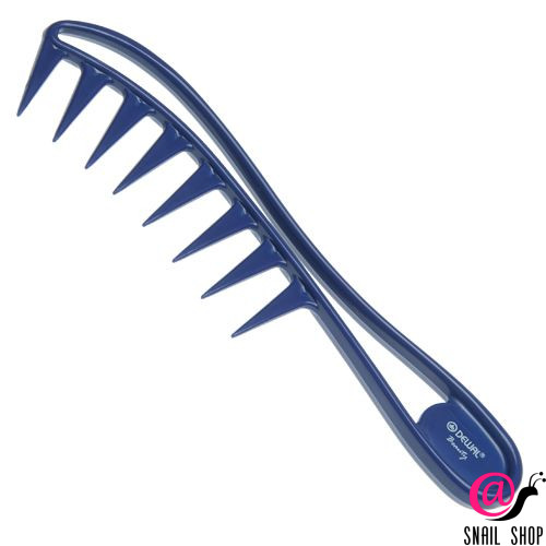 DEWAL Beauty Гребень для волос с ручкой DBS-6841, синий, 20 см