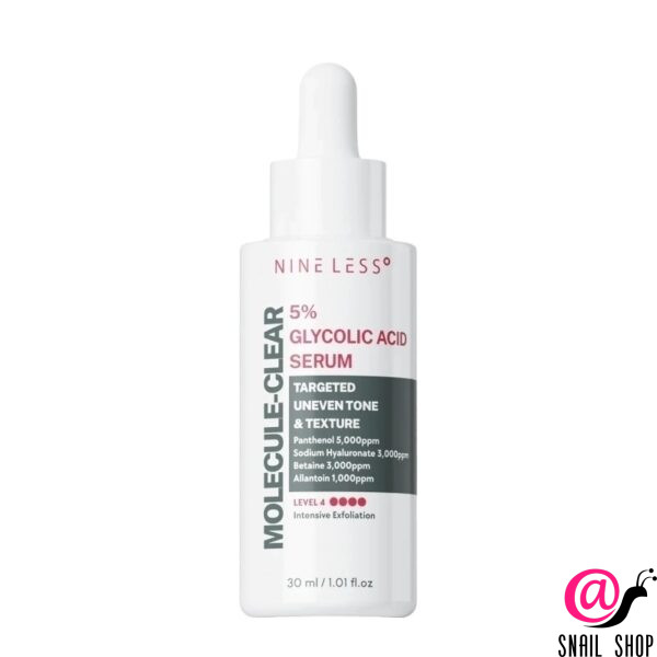 NINE LESS Сыворотка с гликолевой кислотой Molecule-Clear 5% Glycolic Acid Serum