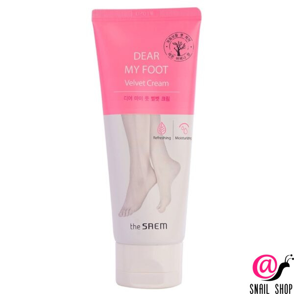 THE SAEM Питательный крем для ног Dear My Foot Velvet Cream