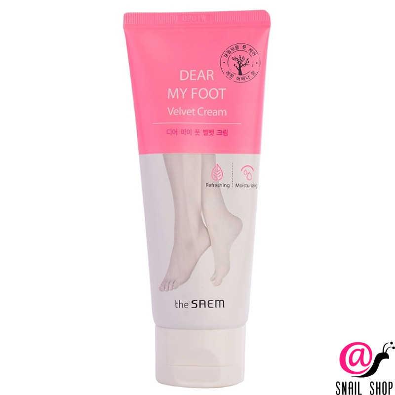 THE SAEM Питательный крем для ног Dear My Foot Velvet Cream THE SAEM Питательный крем для ног Dear My Foot Velvet Cream