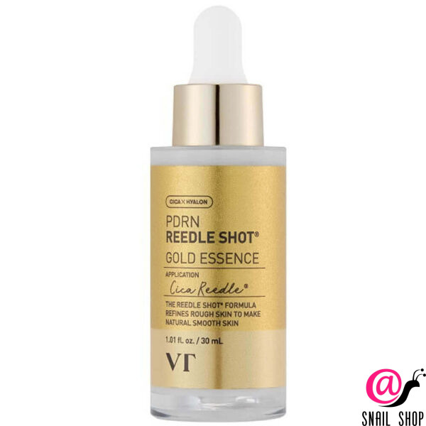VT Cosmetics Омолаживающая эссенция с золотом и ПДРН PDRN Reedle Shot Gold Essence