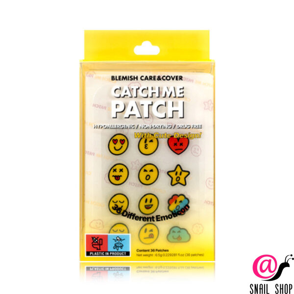 CATCH ME PATCH Патч для лица точечный с дизайном Blemish Care & Cover With Cute Design