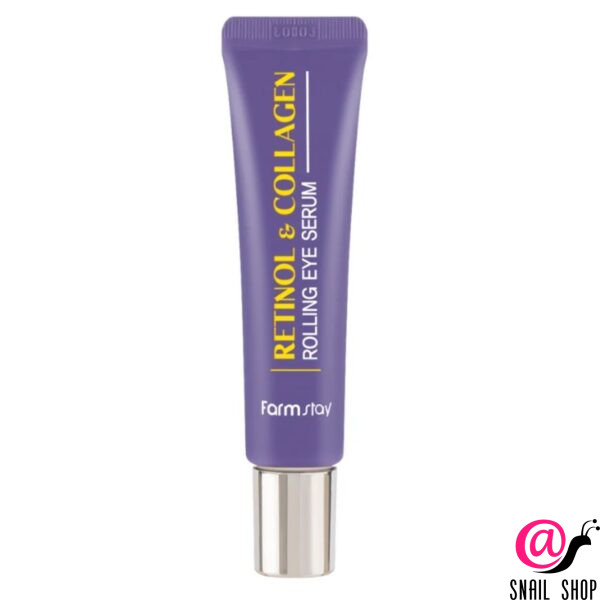 FARMSTAY Сыворотка-роллер для век с ретинолом и коллагеном Retinol&Collagen Rolling Eye Serum