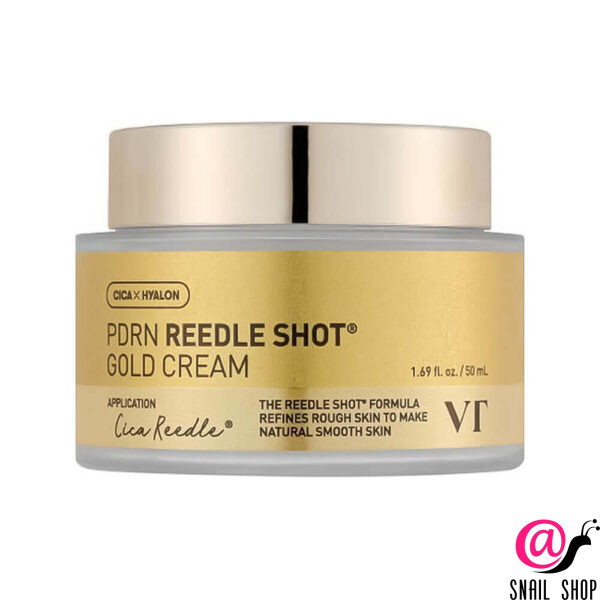 VT Cosmetics Омолаживающий крем с золотом и ПДРН PDRN Reedle Shot Gold Cream