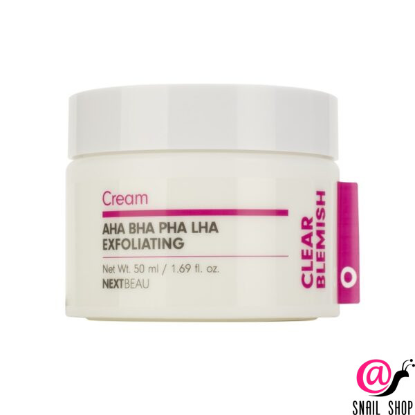 NEXTBEAU Крем с кислотами, пилинг-формула Clear Blemish Cream