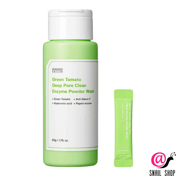 SUNGBOON Пудра энзимная для очищения пор Editor Green Tomato Deep Pore Clean Enzyme Powder Wash