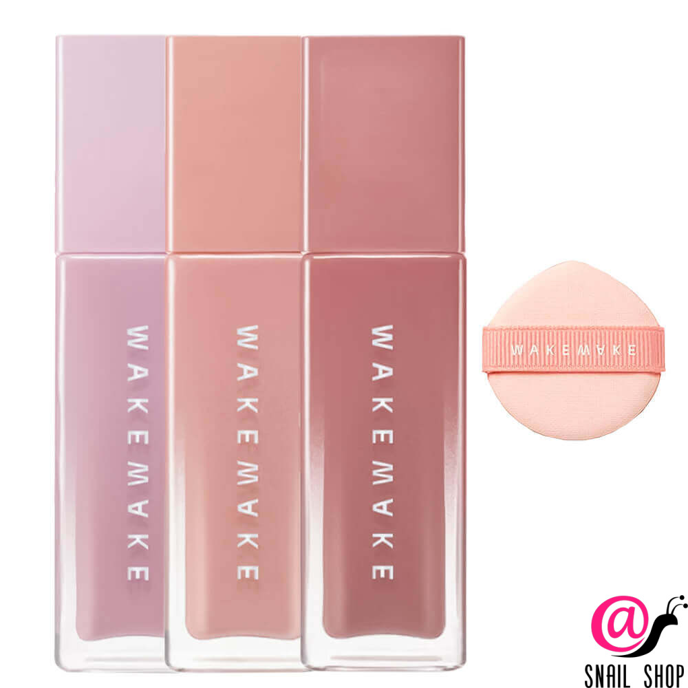 WAKEMAKE Жидкие румяна со спонжем Sheer Glow Liquid Blusher + Finger Puff Set WAKEMAKE Жидкие румяна со спонжем Sheer Glow Liquid Blusher + Finger Puff Set
