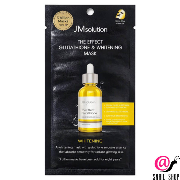 JM SOLUTION Тканевая маска с глутатионом The Effect Glutathione & Whitening Mask