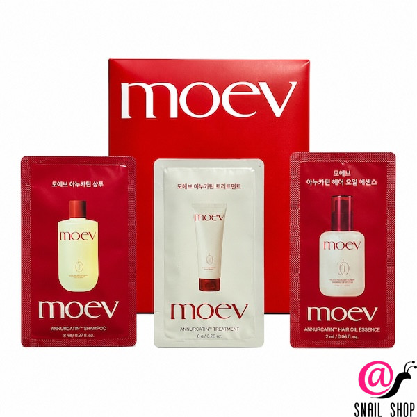 MOEV Набор для восстановления и укрепления волос в саше Annurcatin Trial Kit 3х10мл