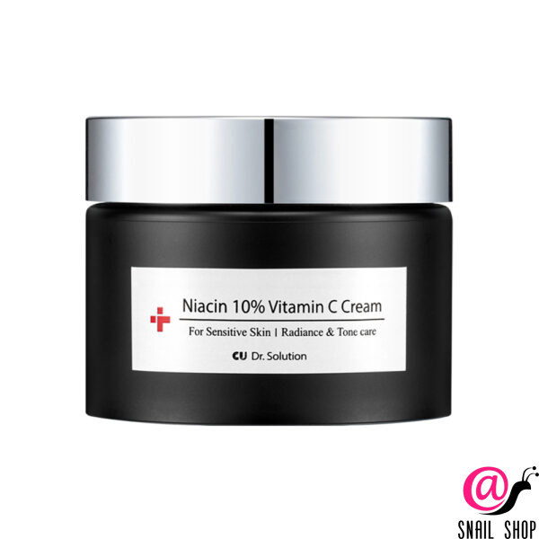 CUSKIN Обновляющий крем с ниацинамидом 10% DR.SOLUTION Niacin 10% Vitamin C Cream