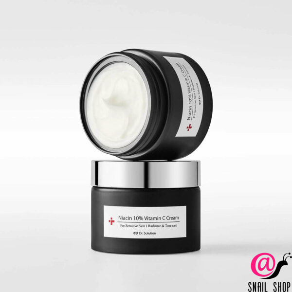 CUSKIN Обновляющий крем с ниацинамидом 10% DR.SOLUTION Niacin 10% Vitamin C Cream