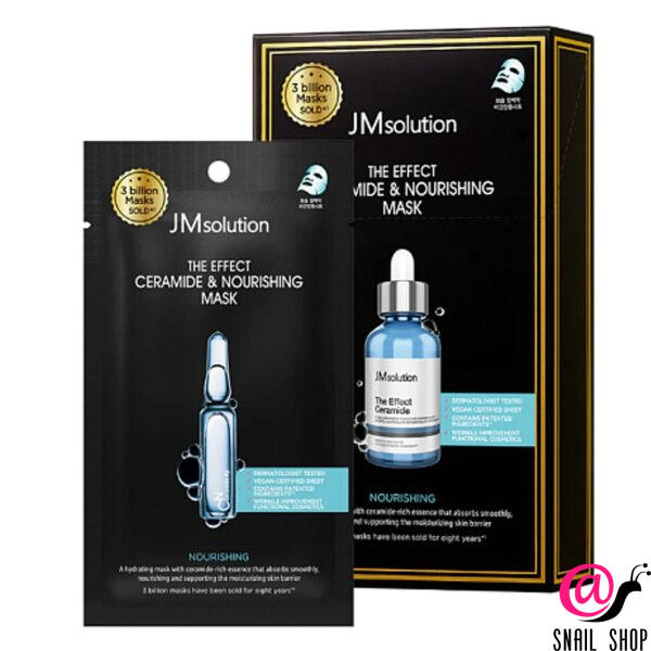 JM SOLUTION Питательная тканевая маска с керамидами The Effect Ceramide Nourishing Mask