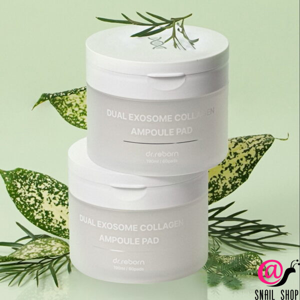 DR.REBORN Пэды с двойными экзосомами и коллагеном Dual Exosome Collagen Ampoule Pad