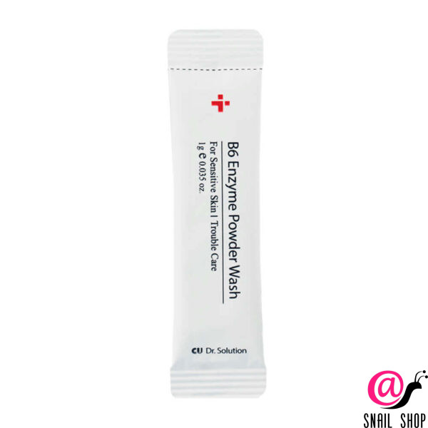 CUSKIN Очищающая энзимная пудра для проблемной кожи DR.SOLUTION B6 Enzyme Powder Wash 1г саше