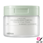 CELIMAX Пэды для лица успокаивающие с центеллой азиатской Ji Woo Gae Cica BHA Blemish Toner Pad
