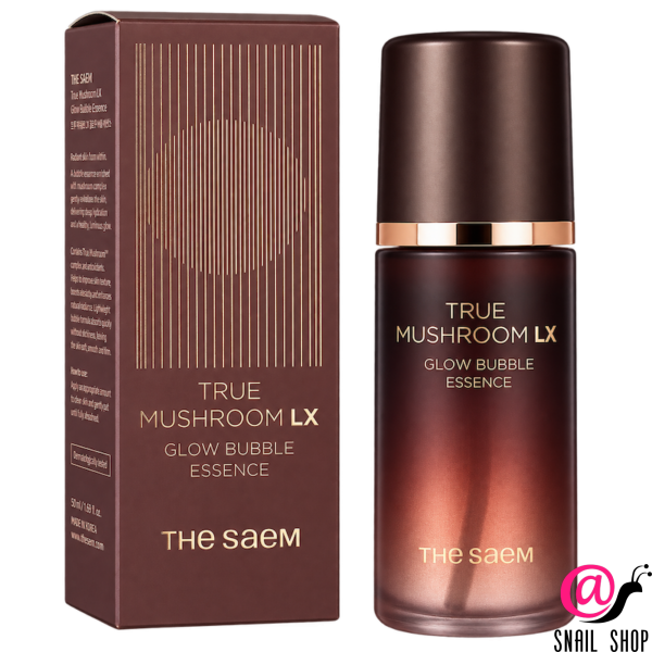 THE SAEM Эссенция для лица True Mushroom LX Glow Bubble Essence