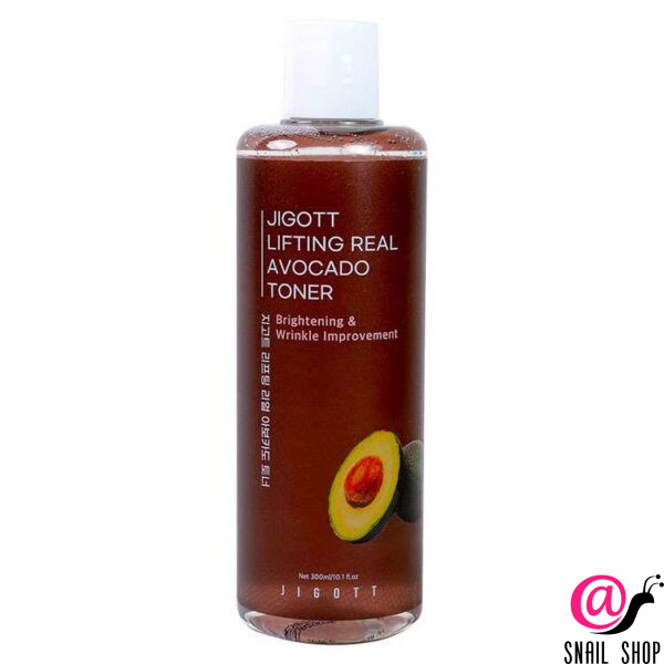 JIGOTT Тонер-лифтинг для лица с авокадо Lifting Real Avocado Toner