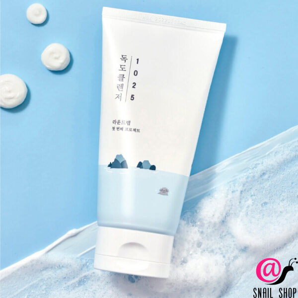 ROUND LAB Мягкая пенка для умывания с морской водой 1025 Dokdo Cleanser (ЧЗ)