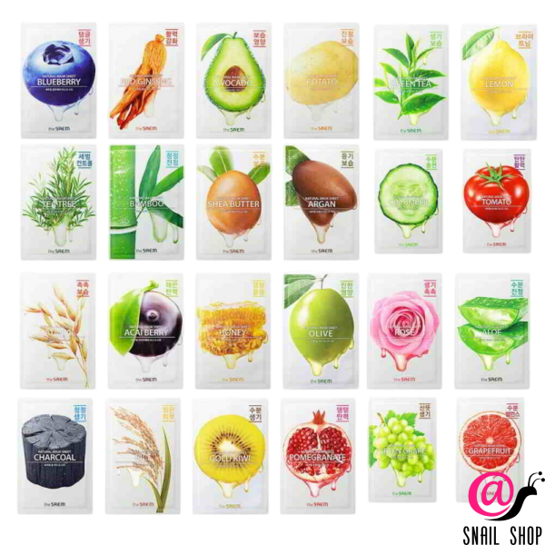 THE SAEM Тканевая маска Natural Mask Sheet (ЧЗ)
