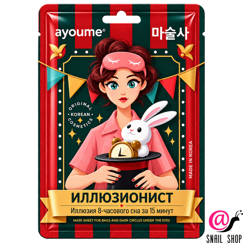 AYOUME Маска на тканевой основе ИЛЛЮЗИОНИСТ The Illusionist-mask Sheet (ЧЗ) AYOUME Маска на тканевой основе ИЛЛЮЗИОНИСТ The Illusionist-mask Sheet (ЧЗ)