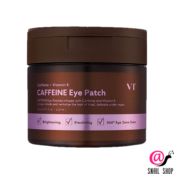 VT Cosmetics Тканевые патчи для век с кофеином и пептидами Caffeine Eye Patch