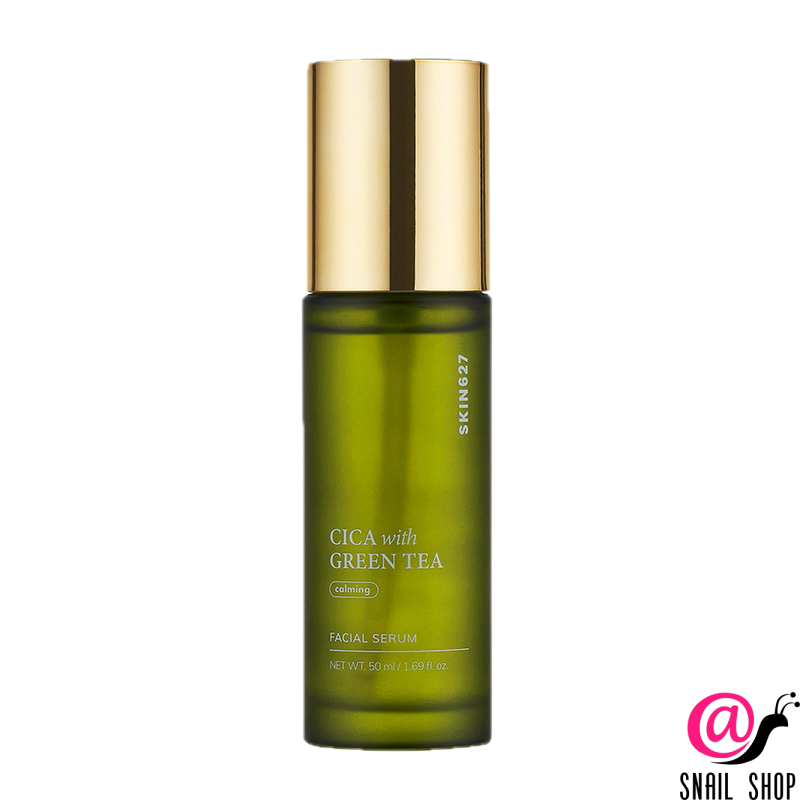 SKIN627 Сыворотка для лица с центеллой и зеленым чаем CICA With Green Tea Calming Facial Serum (ЧЗ) SKIN627 Сыворотка для лица с центеллой и зеленым чаем CICA With Green Tea Calming Facial Serum (ЧЗ)