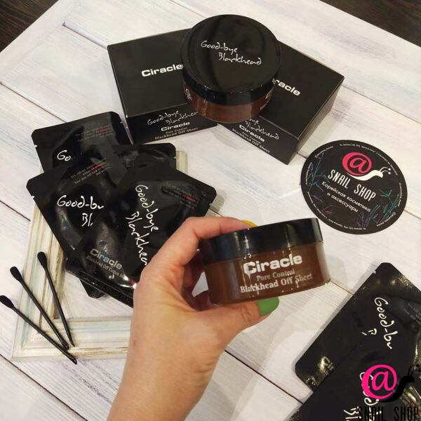 CIRACLE Салфетки для удаления черных точек Pore Control Blackhead Off Sheet (ЧЗ)