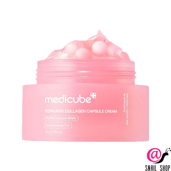 MEDICUBE Крем капсульный увлажняющий PDRN Pink Collagen Capsule Cream (ЧЗ)