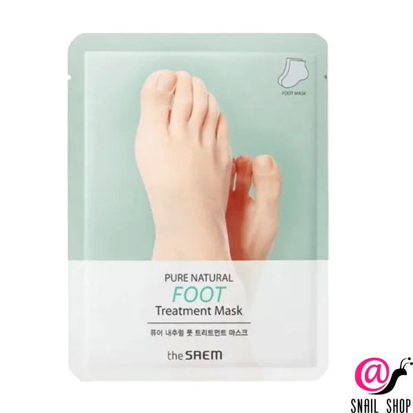 THE SAEM Маска для ног Pure Natural Foot Treatment Mask (ЧЗ)