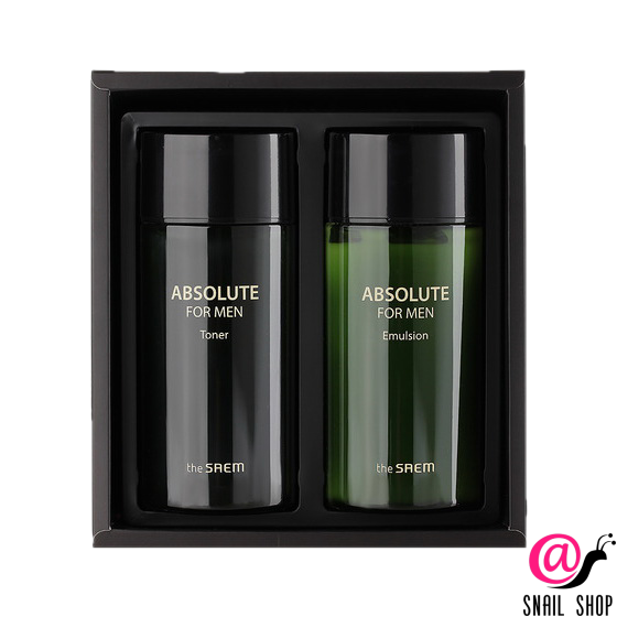 THE SAEM Мужской набор уходовых средств (тонер + эмульсия) Absolute for Men Skin Care 2 Set