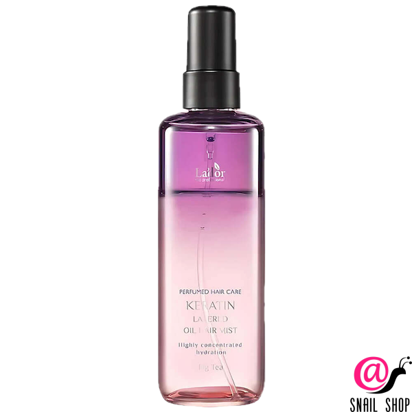 LADOR Спрей-мист для волос двухслойный для сухих волос Keratin Layered Oil Mist (Fig Tea)