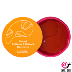 L.SANIC Гидрогелевые патчи кофеин Herbal Caffeine & Retinol Derivative Hydrogel Eye Patches