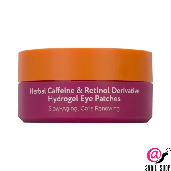 L.SANIC Гидрогелевые патчи кофеин Herbal Caffeine & Retinol Derivative Hydrogel Eye Patches